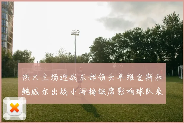 热火主场迎战东部领头羊维金斯和鲍威尔出战小海梅缺席影响球队表现